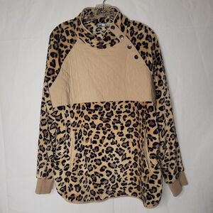 White Birch Leopard Print‎ Fleece